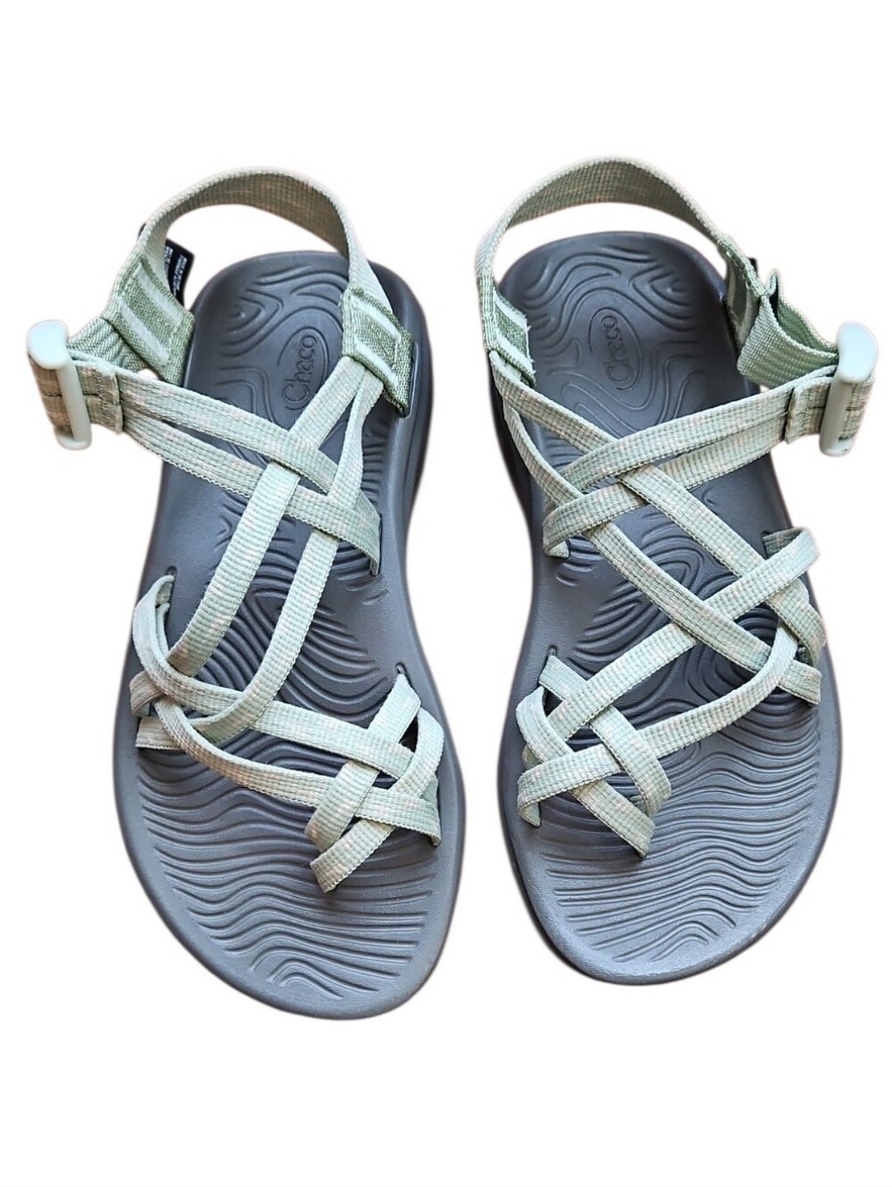 Chaco Women's Z/Volv X2 Sport Sandals in Light Green, Size 6
